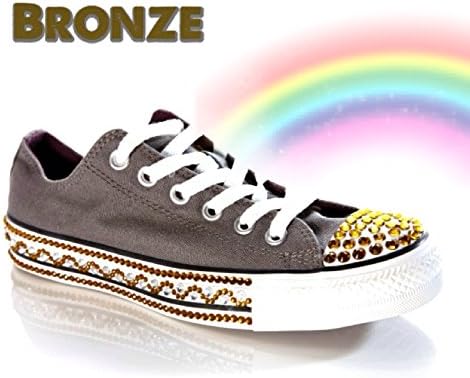 Rhinestone Strips Stickers Stickcons /Bronze