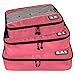 ECOSUSI Travel Packing Cube (Small-Large 3 Piece) for Carry-on Travel Accessories, Suitcase and Backpacking (Single Compartment)