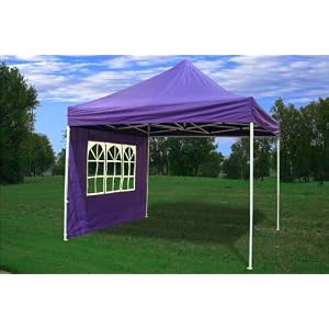 10x10 Pop up 4 Wall Canopy Party Tent Gazebo Ez Purple by 