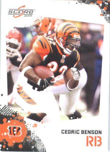 Cedric Benson - Cincinnati Bengals - 2010 Score Football Card - NFL Trading Card in Screwdown Case