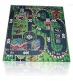 Road Racing Track Toddler City Play Mat Kids Floor Activity Children Toy Truck Car Grand Prix Race