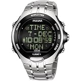 Mens Stainless Steel, Pulsar World TimerTM Watch by Pulsar