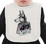 Fashion Is Bullshit ネクタイを有する有機ビブ Medium