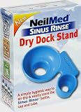 Sinus Rinse Pink Dry Dock Stand - 2 #6 x 3/4" screws, 2 drywall anchors, 2 double sided tape, 2 suction cups, (NeilMed)