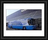51%2BY49ZyFqL. SL160  Framed 10x8 Print (25x20cm) BCP off site car parking transfer bus outside North Terminal Gatwick, UK from Flightglobal Reviews