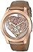GUESS Women's U0113L3 Rose Gold-Tone Clearly Inspired Crystal Heart Watch