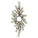 28" Tannenbaum Pine with Snow Artificial Christmas Candle Ring