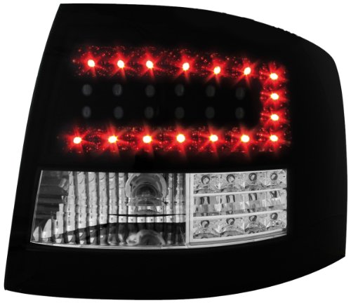 in.pro. lighting 99027 LITEC LED R&uuml;ckleuchten Audi A6 Avant 4B 12.97-01.05 black Preisvergleich