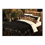 Black Pine Embroidered Comforter Set - Super King