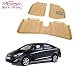 Auto Pearl - Premium Quality Car 3D 2 Rows Beige Mats For - Hyundai Verna Fluidic RS.1299.00