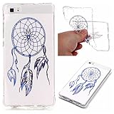 Huawei P8 Lite ケース Zeebox Huawei P8 Lite高品質 TPU カバー 衝撃吸収 Huawei P8 Lite 用 超薄型 柔軟 落下防止 保護カバー 生涯補償付き (