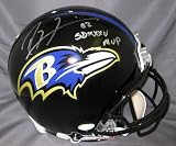 Ray Lewis Autographed/Hand Signed Baltimore Ravens Authentic Full Size Proline Football Helmet with