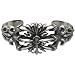 Women's stainless steel Rhinestone Crow Feet Bangle Bracelet