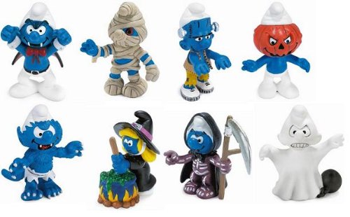 Schleich Halloween 7-pc Smurf Set