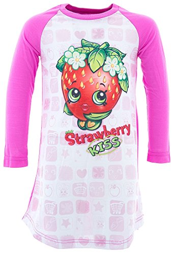 Shopkins Strawberry Kiss Long Sleeve Girls' Nightgown