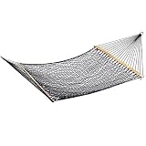 Navy Blue Outdoor Polycord Hanging Hammock