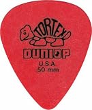 Dunlop Standard Tortex Picks, 72 Pack, Red, .50mm