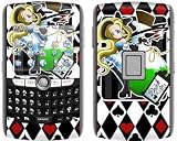 Alice (Poker Girl) Design Protective Skin Decal Faceplate for Blackberry 8800/ 8820/ 8830/ World Cell Phones