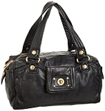 Marc by Marc Jacobs Totally Turnlock Benny Leather Satchel Bag Black