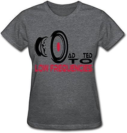 Women Addicted Low Freq Cool T-shirt Size XXL Color DeepHeather