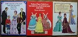 Lot of 3 Fashion Paper Dolls Books: Abraham Lincoln and His Family Paper Dolls in Full Color, Fashion Paper Dolls from 