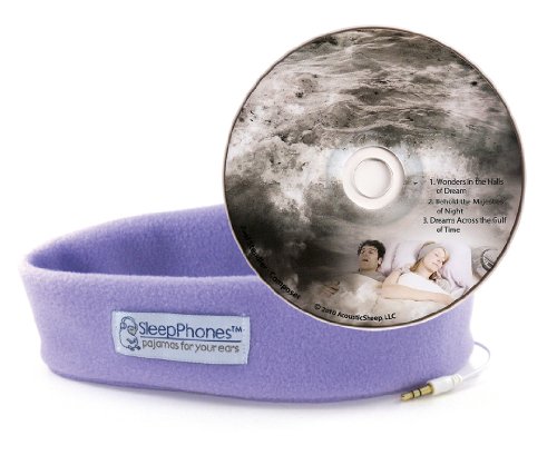 AcousticSheep SS4LM SleepPhones v.4 Dreams System - Earset - Retail Packaging - Lavender