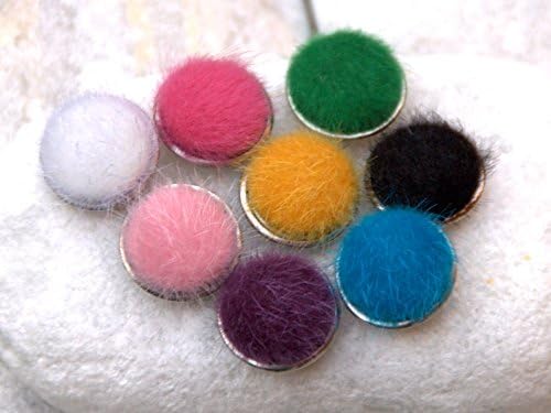 Furry Fabric Snaps Noosa Style Snap Jewelry Snap Charm Interchangeable Snap Button Ginger Snaps Jewelry Noosa Chunks Price for 1 unit