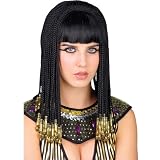 Deluxe Queen Cleopatra Fancy Dress Party Wig by Wicked