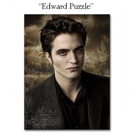The Twilight Saga: New Moon Merchandise – 1000 Piece Jigsaw Puzzle (Edward) (Size Assembled: 20" x 27")
