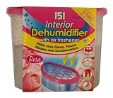 Interior Dehumidifier With Air Freshener - Rose Scented - Helps Stop Damp