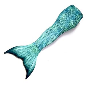 Mertailor Kids Mermaid Tail for Swimming, Monofin Included (8, Lorelei Green)