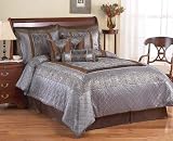 IMPERIAL 7 pc Bed in a Bag Comforter Set - Available in King and Queen