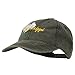 E4hats Mississippi State Flower Embroidered Washed Cap - Black OSFM