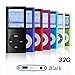 G.G.Martinsen 32 GB Mini Usb Port Slim Small Multi-lingual Selection 1.78 LCD Portable Mp3/Mp4, Mp3Player , Mp4Player , Video Player , Music Player , Media Player ,Audio player With Photo Viewer , E-book Reader , Voice Recorder, Games & Movie-Black