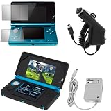 GTMax Black Soft Silicone Case + Clear LCD Screen Protector + Black Car Cha ....
