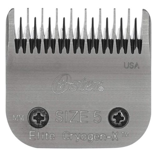 Oster Elite CryogenX Professional Animal Clipper Blade, Size # 5 Skip Tooth