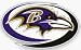 BALTIMORE RAVENS 12X12 DIE CUT WINDOW FILM