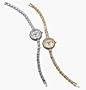 Avon Tennis Bracelet Watch Goldtone