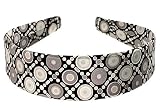 L. Erickson USA 1 1/2 Headband 100% Silk Charmeuse - Silver Bullet