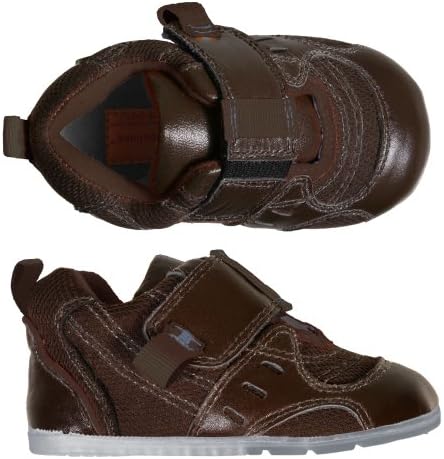 Preschoolians Running Jumping Barefoot Sport Fusion Brown White-23