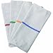 San Jamar 700BRT Cotton Gold Striped Bar Towel, 19" Length x 16" Width (Pack of 12)