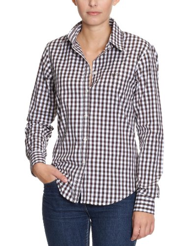 GANT Damen Bluse 431207, Gr. 34, Braun (BLACK COFFEE) Preisvergleich