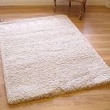 Aspen Shaggy 7001-086 Superb Thick Luxury Rug Cream