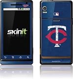 Skinit Minnesota Twins - Solid Distressed Vinyl Skin for Motorola Droid