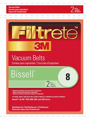 Filtrete Bissell 8 Belt, 2 Belts Per Pack