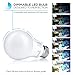 Hyperikon Dimmable LED Light Bulbs, A19 60 Watt Equivalent LED Bulbs, 9W, 2700K, E26 Base, UL