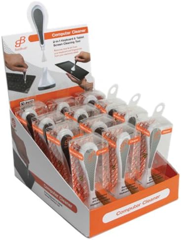 Buzz Brush CDU 12-Pack Cleaning Kit for Keyboards and LCD Screens - White (101BB-00)