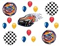 NASCAR CHECKERBOARD Birthday PARTY Balloons Decorations Supplies