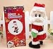 Christmas Santa Claus Figure Twisted Hip Twerking Singing Electric Toys for Kids XMAS Decorations (Wiggle hip)