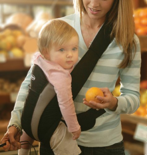 Buy Low Price Cozy Infantino Side Seater Baby Carrier in Black and Grey B0010B8T2Y